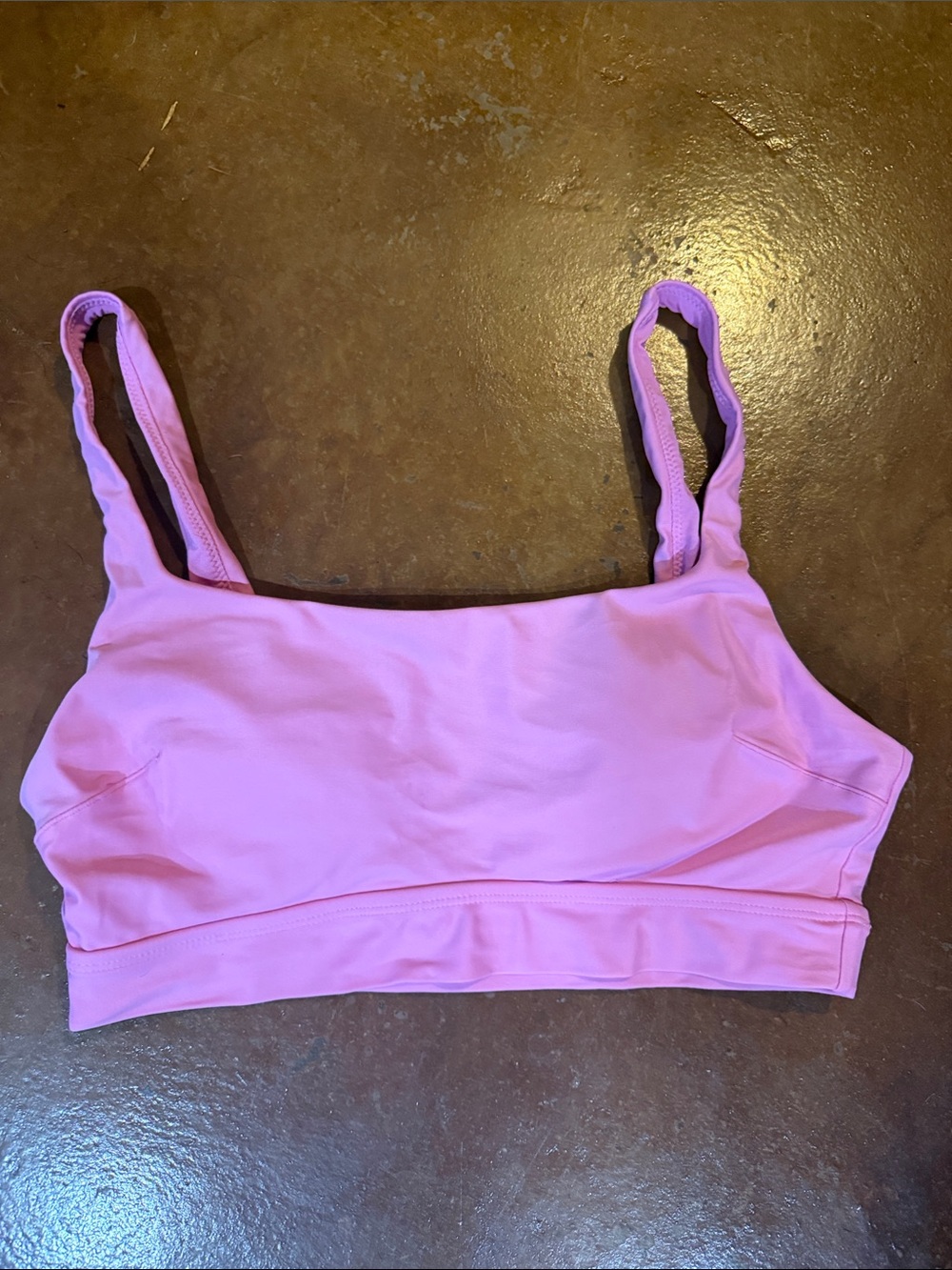 aerie Pink Scoop Swim Top